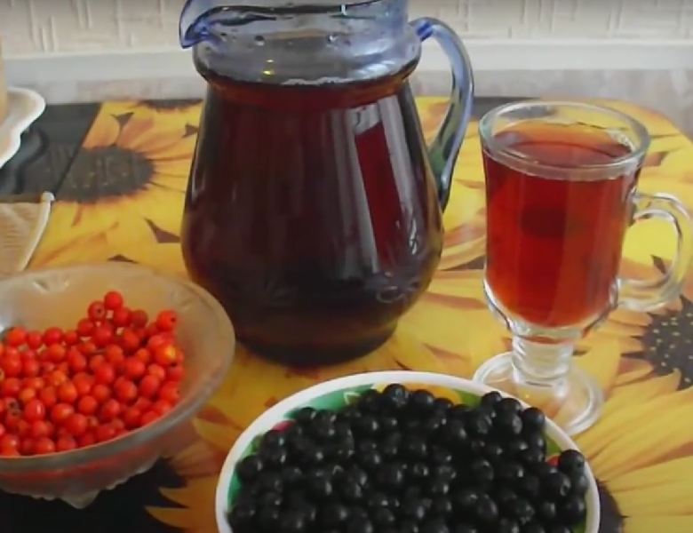 Чай из черноплодной рябины — польза, свойства и рецепт￼